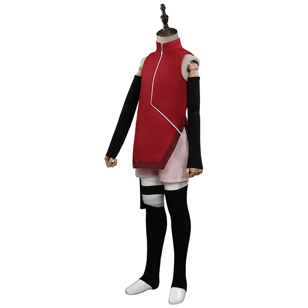 Детский костюм для косплея Boruto Sarada Uchiha Хэллоуина и карнавала |
