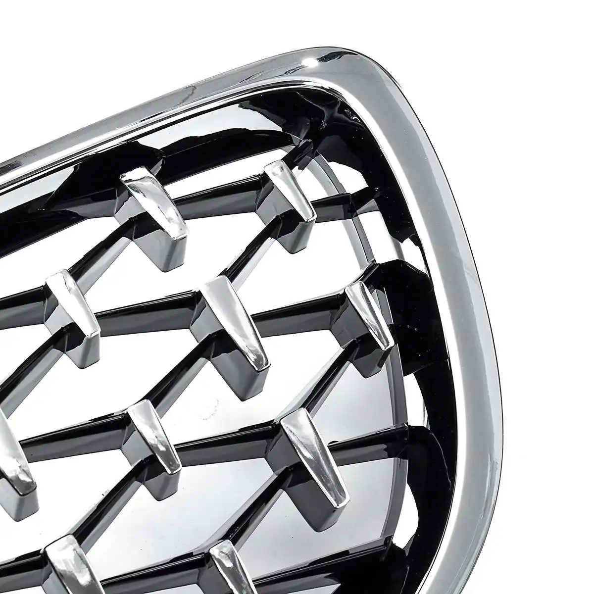 

A Pair Diamond Style Grille Geill Car Front Bumper Grill Grille Cover Trim For BMW 4 Sereis F32 F33 F36 F82 M4 2014-2018 ABS