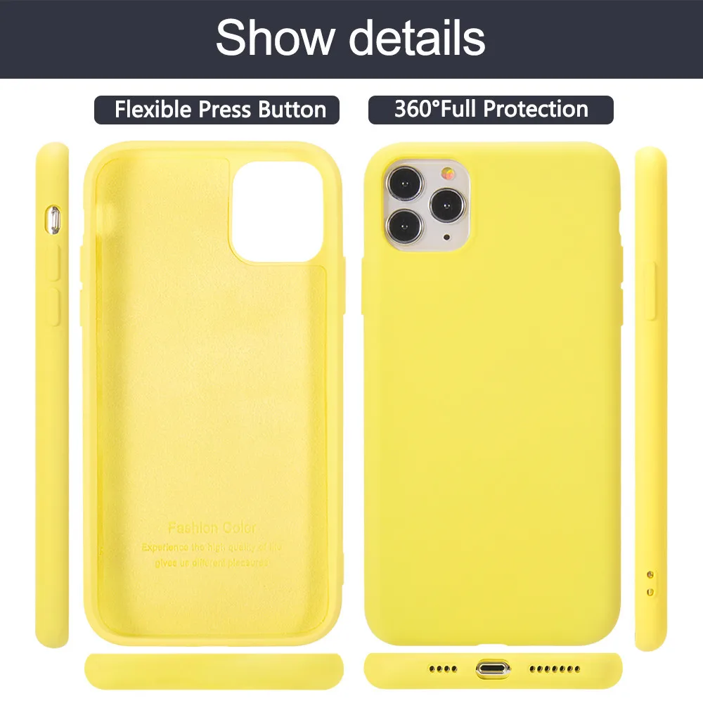 

Linellae Animal Wolf Tiger Lion Owl Phone Case for Iphone 11 Pro Max 12 Mini XR XS 8 X 7 Plus Shockproof Liquid Silicone Cover