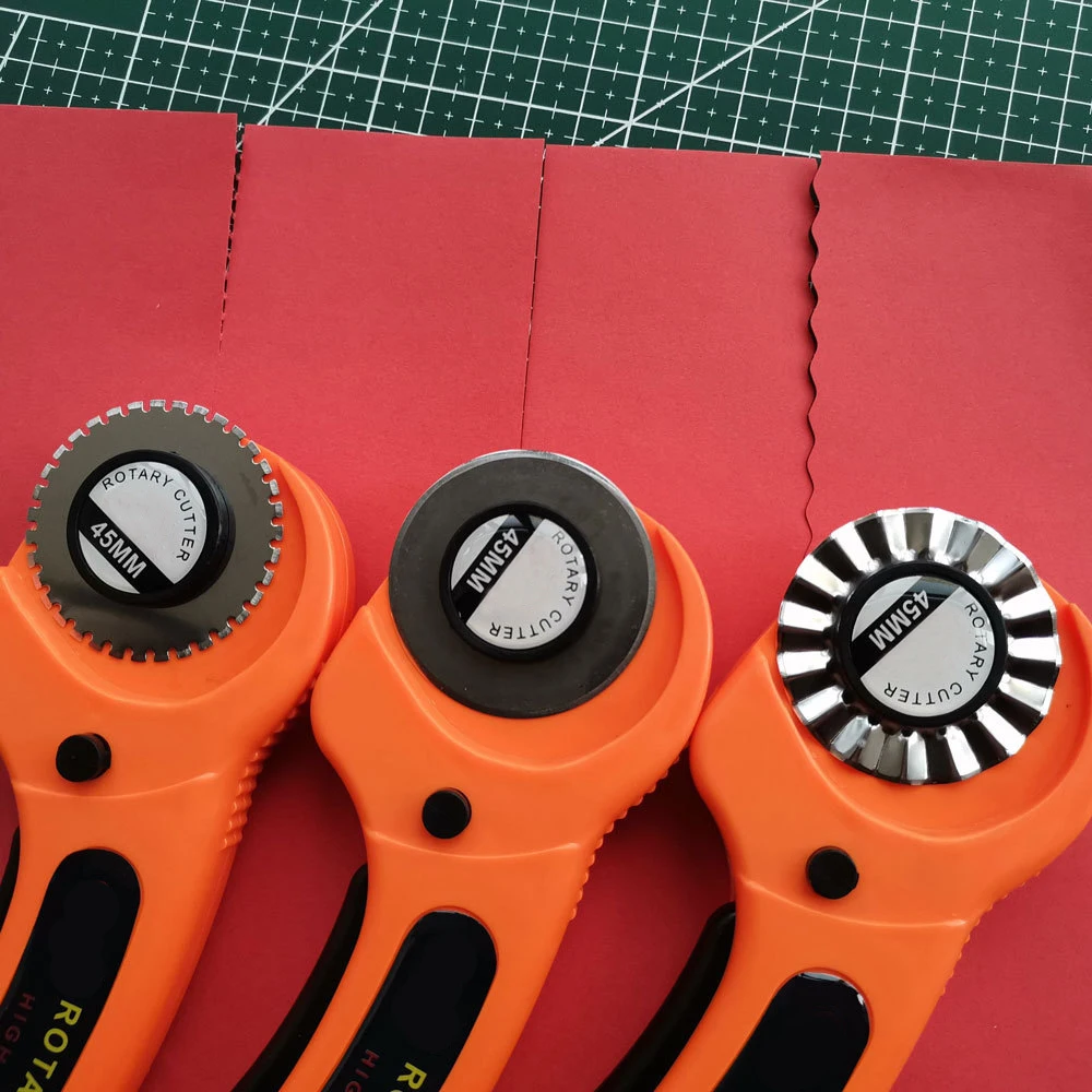 

45mm Rotary Cutter Leather Cutting Tool Leather Craft Fabric Circular Blade Knife DIY Patchwork Sewing Quilting