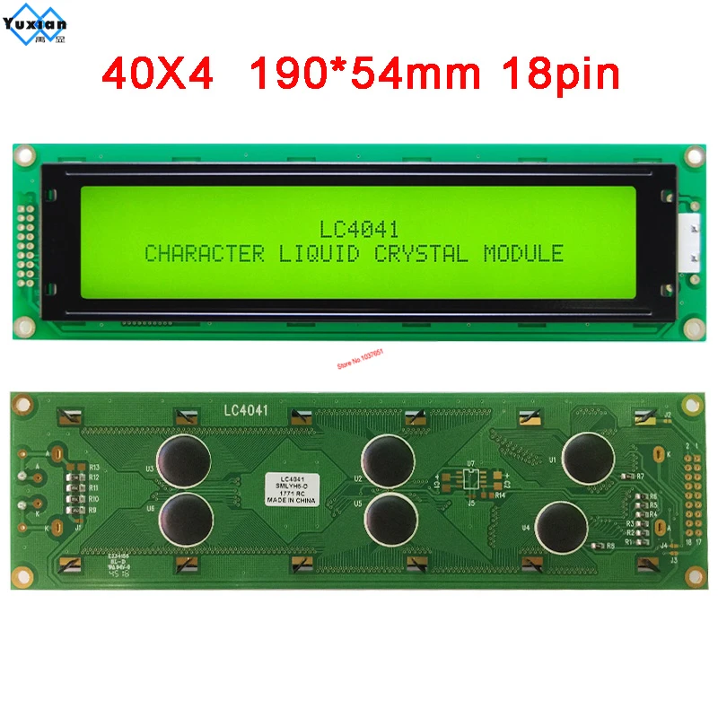 Módulo LCD de buena calidad, 40X4, 404, 4004, LC4041-LY en lugar de HD44780, TM404A, SCS04004A0, LMB404A, WH4004A