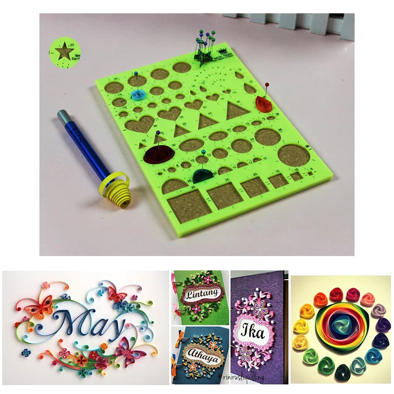

1PC /set DIY Carft Paper Quilling Board Corkboard Template Paper Quilling Tool Paper-scrolling Filigree Mosaic Quilling