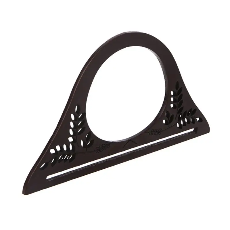 

Square Round Wood Metal Frame Kiss Clasp For Handle Bag Purse Accessories DIY