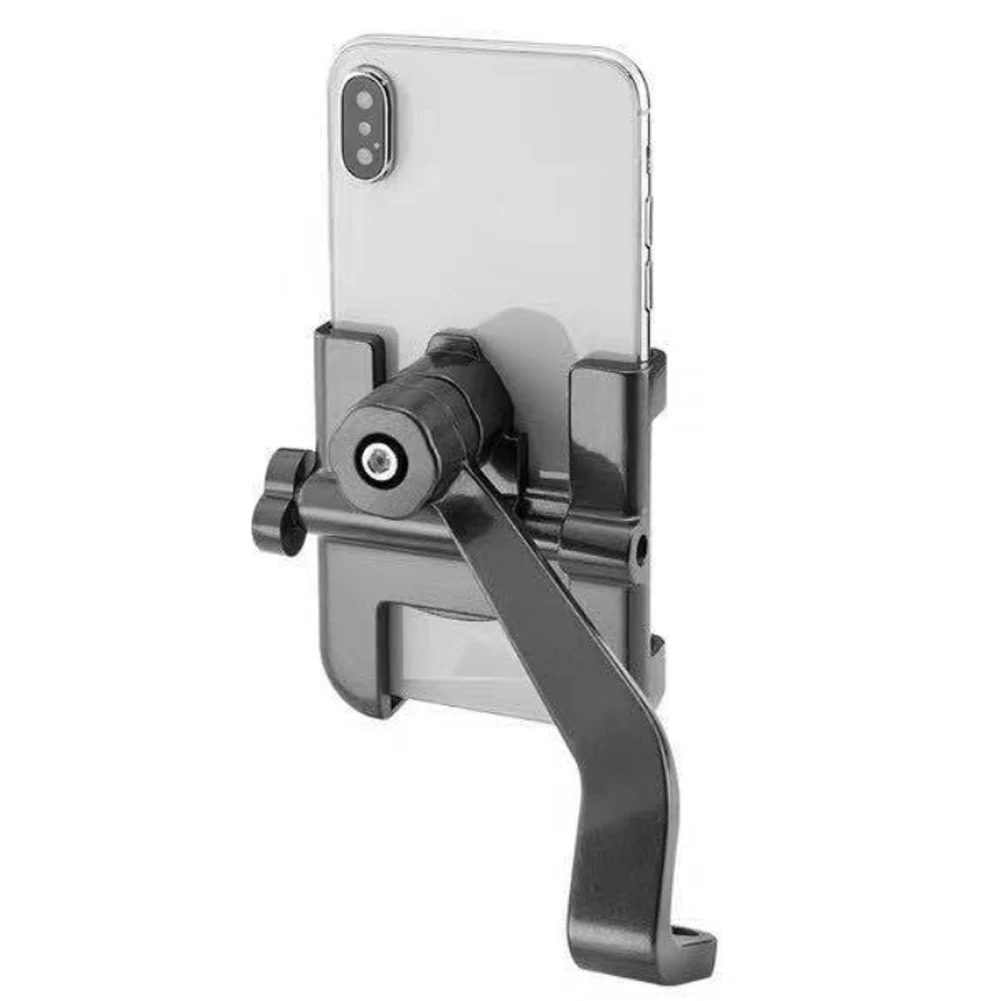 

Aluminum Alloy 360Degree Adjustable Stable Motorcycle Phone Holder Universal Mobile Phone Holder Navigation GPS Phone CP Bracket
