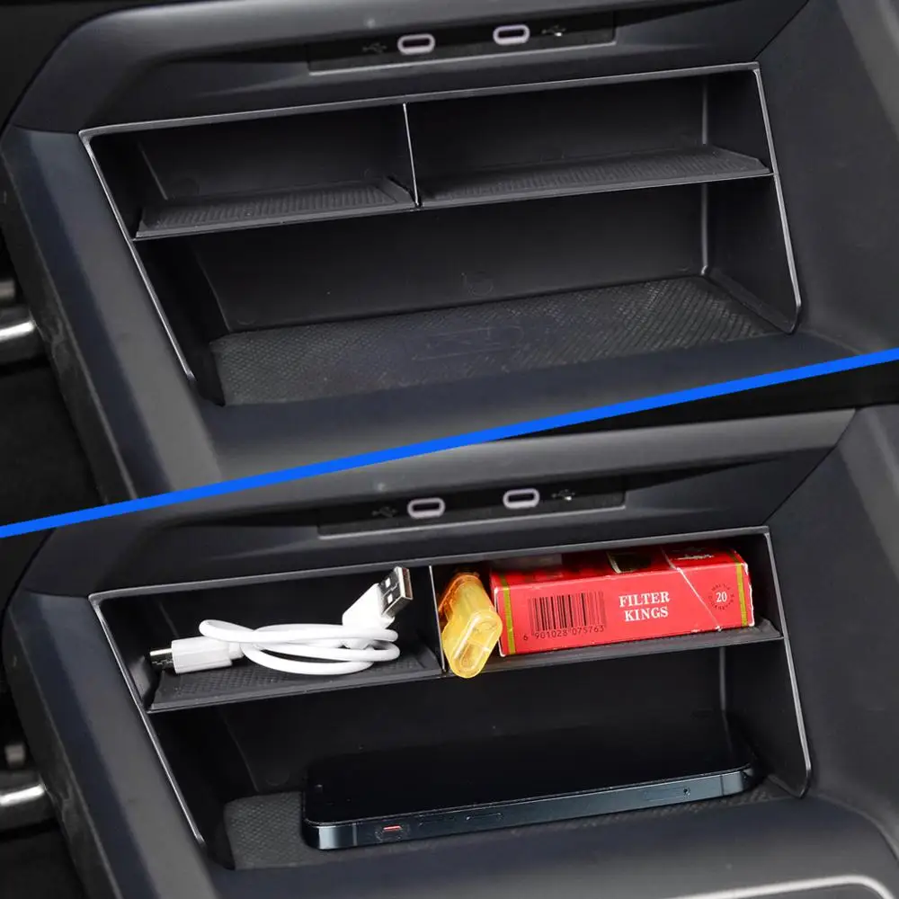 Автомобильный центральный подлокотник для VW Golf 8 2020 аксессуары интерьера черный