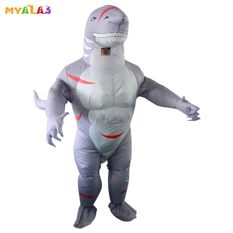 Purim Inflatable Alien Shark Animal Monster Men's Women's Cosplay Costumes Movie Halloween New Year Props Costume | Тематическая