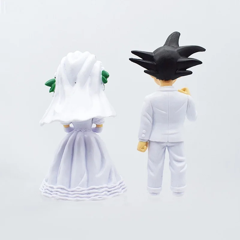 Драконий жемчуг Z Super Saiyan Goku and CHICHI свадебная фигурка 9 см | Игрушки и хобби
