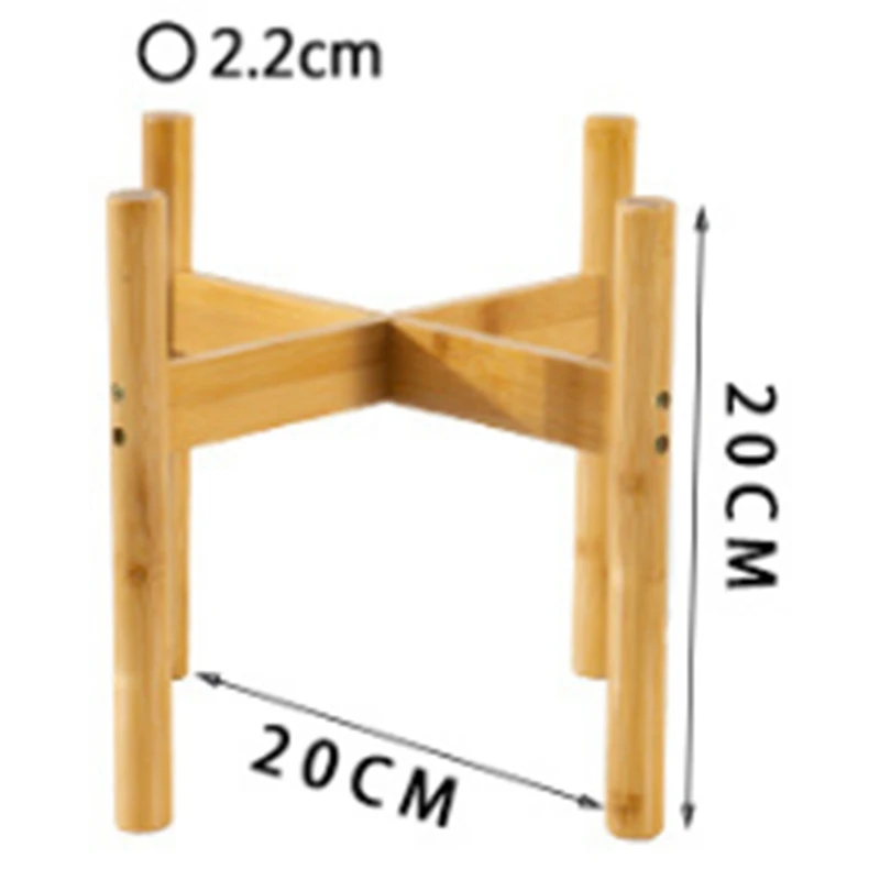 Деревянная подставка для цветов окна балкона настольный мини держатель