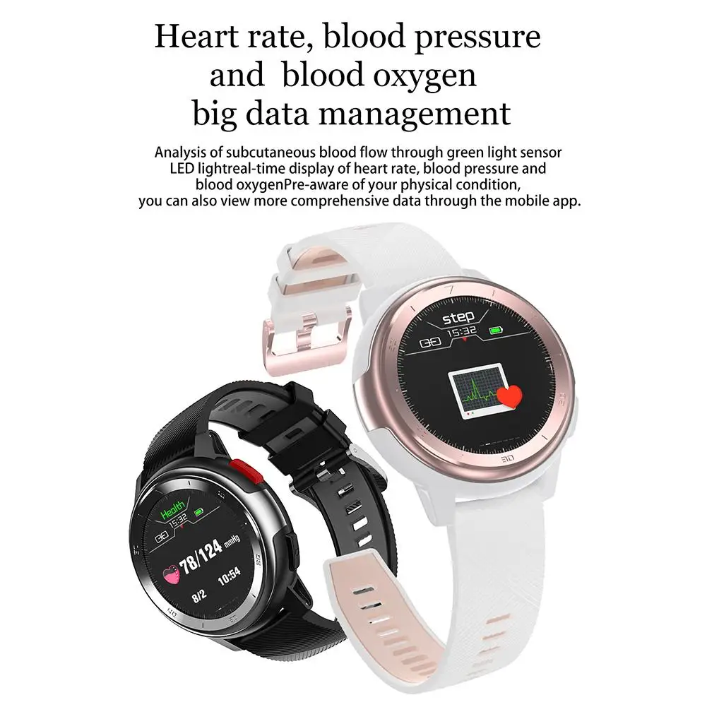 Smart Watch Color Screen Bracelet Sports Waterproof Heart Rate Blood Pressure Monitoring | Электроника