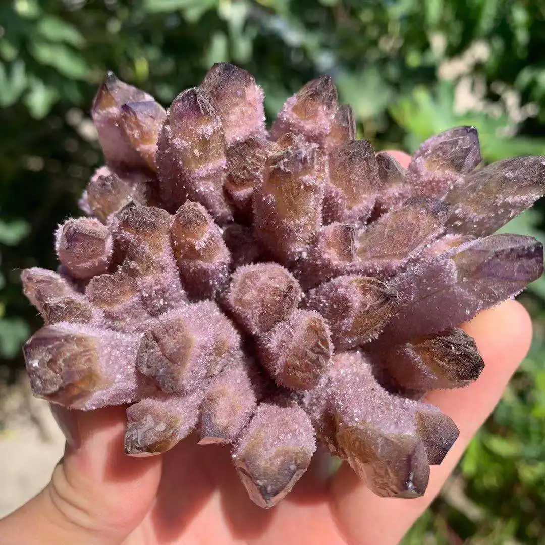 

Natural Purple Amethyst Cluster Crystal Quartz Remove Negative Energy