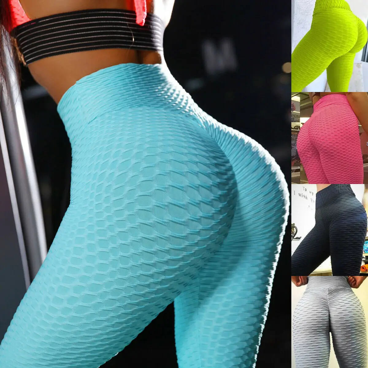 Женские длинные штаны для йоги высококачественные антицеллюлитные