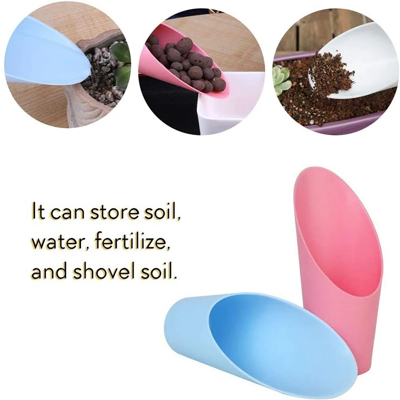 

10Pcs Fleshy Plant Shovel Mini Fleshy Plant Spade Shovel Garden Tool Plastic Spade & Shovel Garden Tool Ran Color