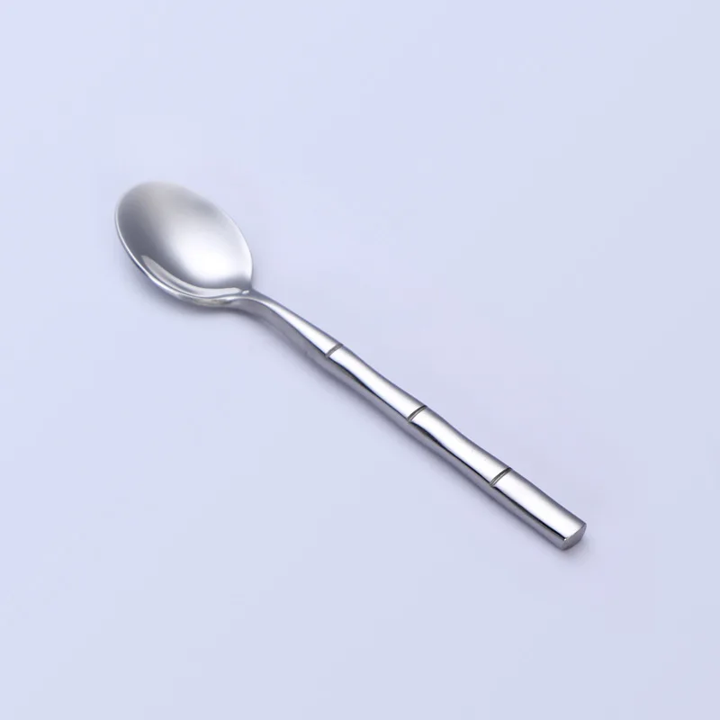 24 комплект столовых приборов из бамбука Стиль тяжелая ручка низкая цена