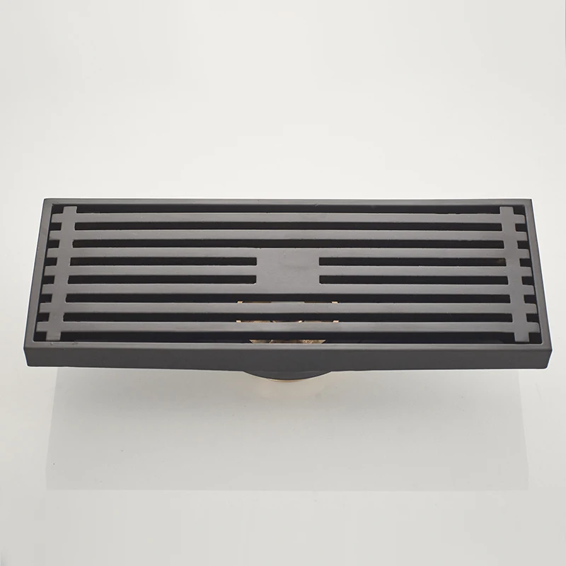 Bathroom Shower Drains Square Bath Strainer Hair Black Floor Drain Waste Grate Invisible Tile Insert | Обустройство дома