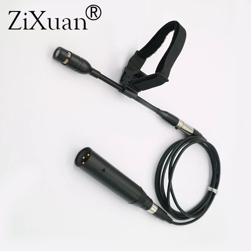 Pro Clarinet  Musical Instrument Microphone with XLR Big 4Pin for SHURE Phantom Power Adapter 1.5M/3M Extension Cable enlarge