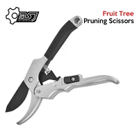 20cm ratchet plant trim horticulture hand shear orchard pruning pruner cut secateur shrub garden scissor tool anvil branch