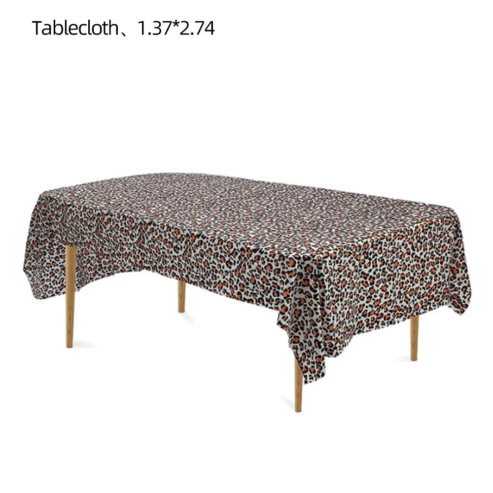 Животное джунглей сафари тема зоопарк покрытие стола скатерть вечерние поставки