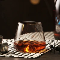 6 pcs swirl whiskey ice cube rock glass tasteful brandy snifter barley bree xo chivas beer red wine whisky drinking glass cup