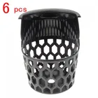 6 x пластиковая паутина стол для бильярда для пула карманов бильярдный стол Снукер настольная игра, бильярд деталей бильярдный внутренний спортивный аксессуар черный