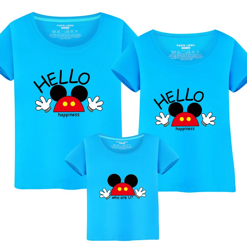 Футболка Папа и я одинаковые комплекты для семьи Одежда родителей детей Летняя