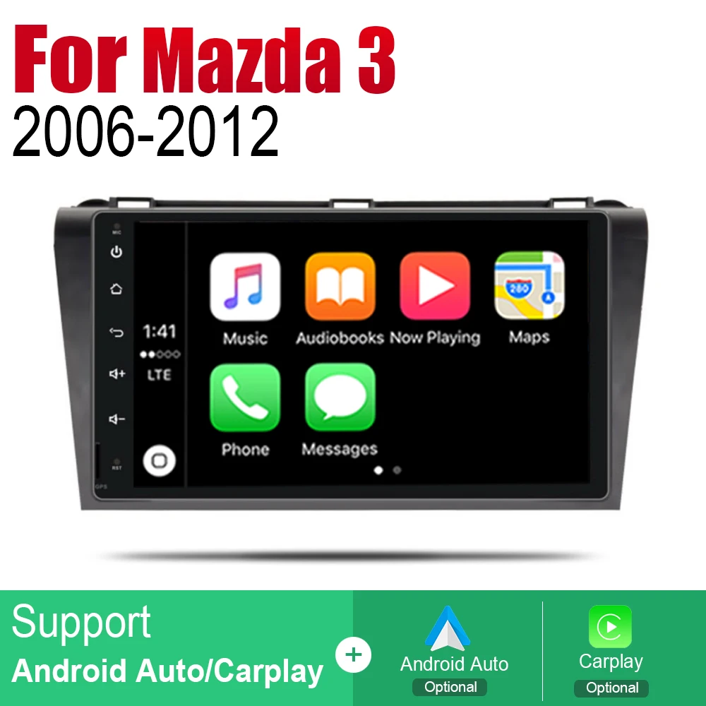 Для Mazda 3 2006 2007 2008 2009 2010 2011 2012 автомобильные аксессуары Android мультимедийный плеер GPS