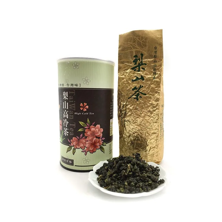 

2020 7A New Taiwan Organic Oolong Tea Set Lishan High Cold Tea Spring Grade Two Fragrance 250g/Box With Iron Can