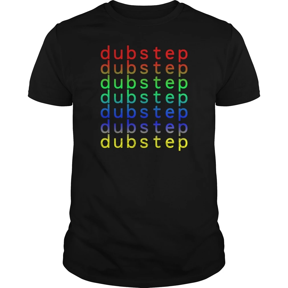 Мужская футболка Dubstep Spectrum Rave cool с принтом Футболки Топ | одежда