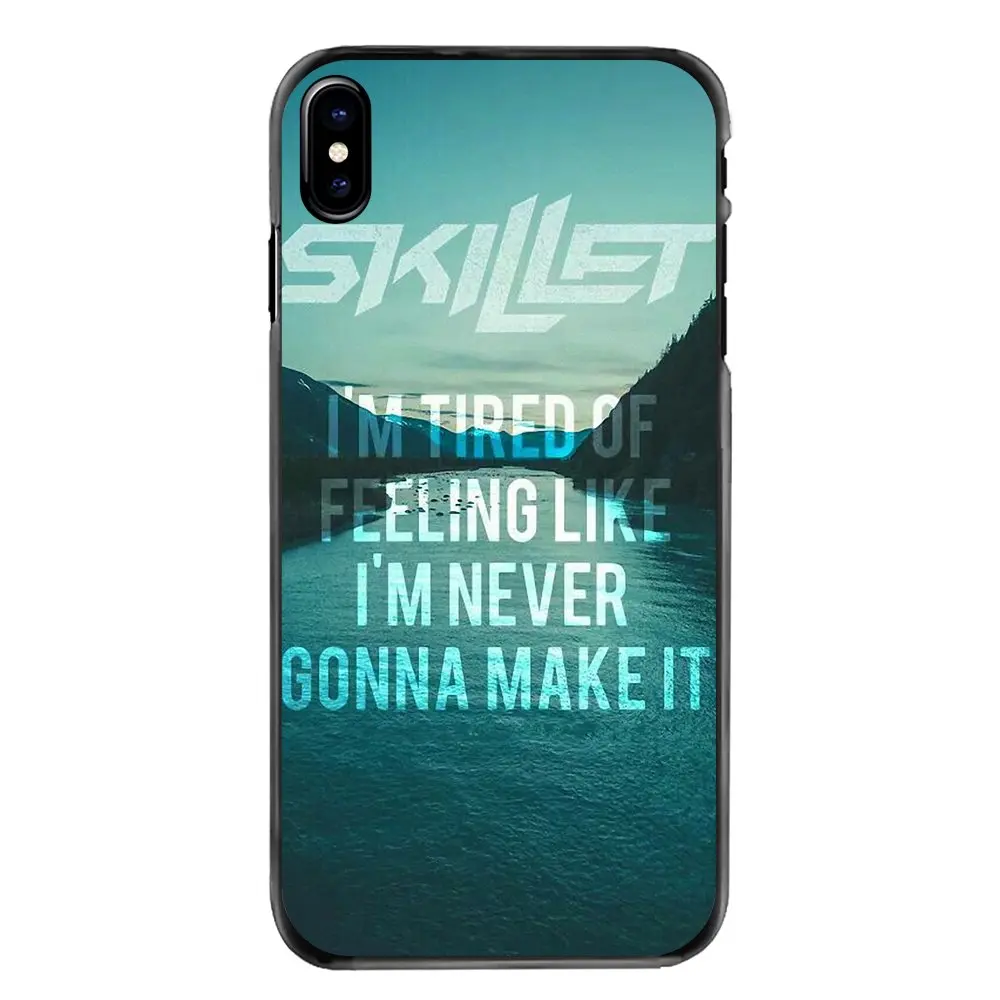 Бренд Skillet рок логотип Джон Купер постер кожаный чехол для телефона Iphone 4 4s 5 5S 5C SE 6