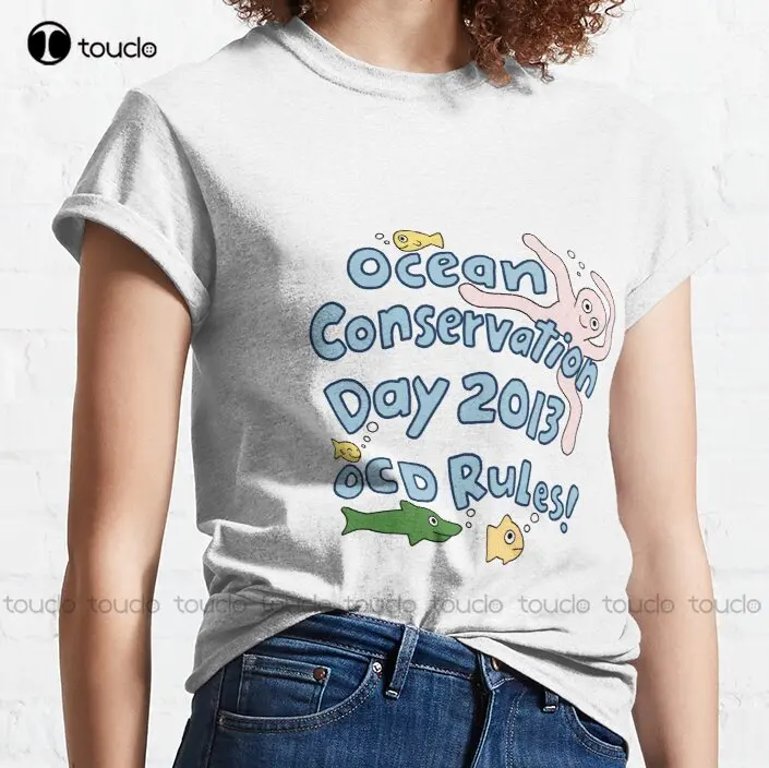 

New New Girl Ocd Rules Classic T-Shirt Men Hawaiian Shirts Cotton Tee Shirts S-5Xl
