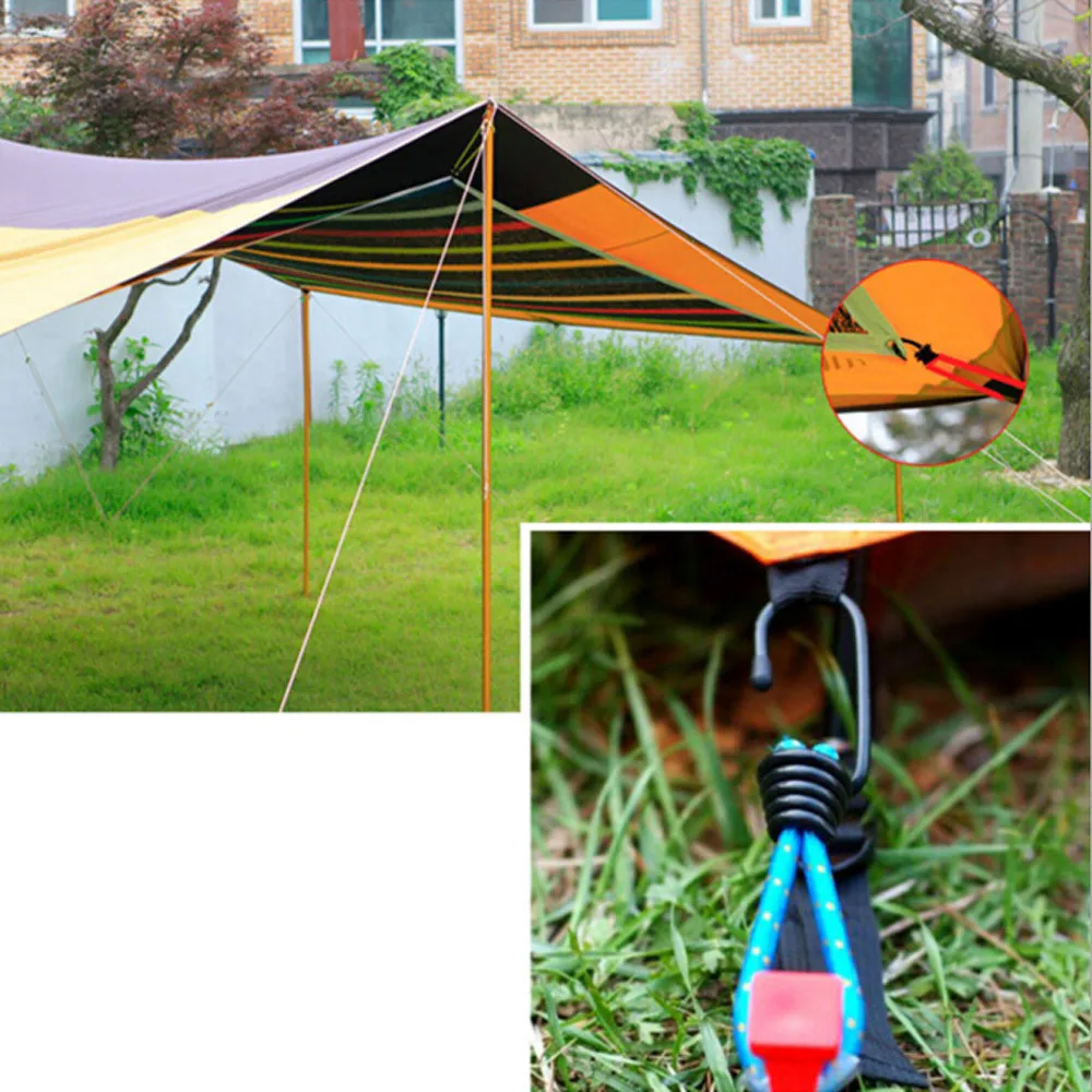 15CM Outdoor Traveling Camping Hiking Essential Multifunction Elastic Rope Tied Hook Stretch pull buckle | Спорт и развлечения
