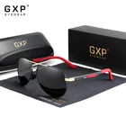 Мужские солнцезащитные очки GXP, винтажные квадратные поляризационные очки с линзами UV400, аксессуары для мужчин, 7720