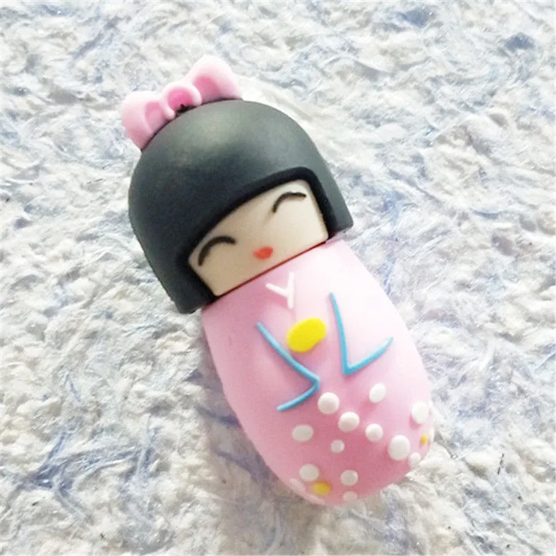 USB флеш накопитель 64 ГБ 32 16 японская кукла игрушка флешка карта памяти розовый u
