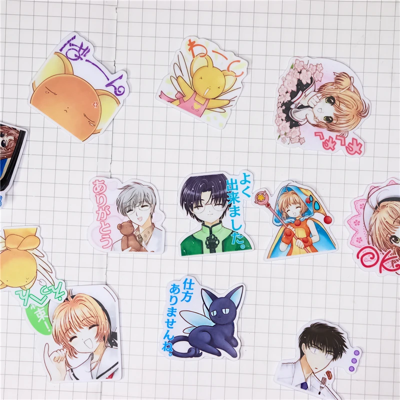 37 шт. Необычные милые Мультяшные аниме наклейки для скрапбукинга