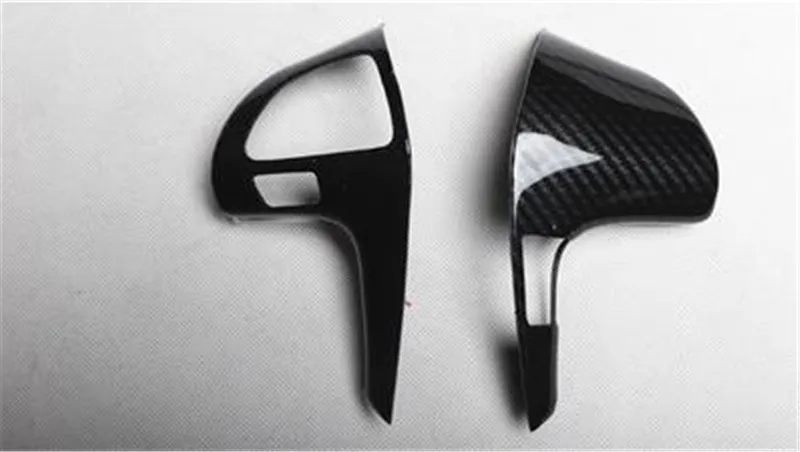 2 шт./лот ABS углеродное волокно зерно или деревянное руля украшение для 2006 2011 Toyota