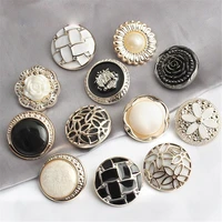 100pcs round button coat sweater female decoration accessories high end windbreaker pearl buttons wholesale