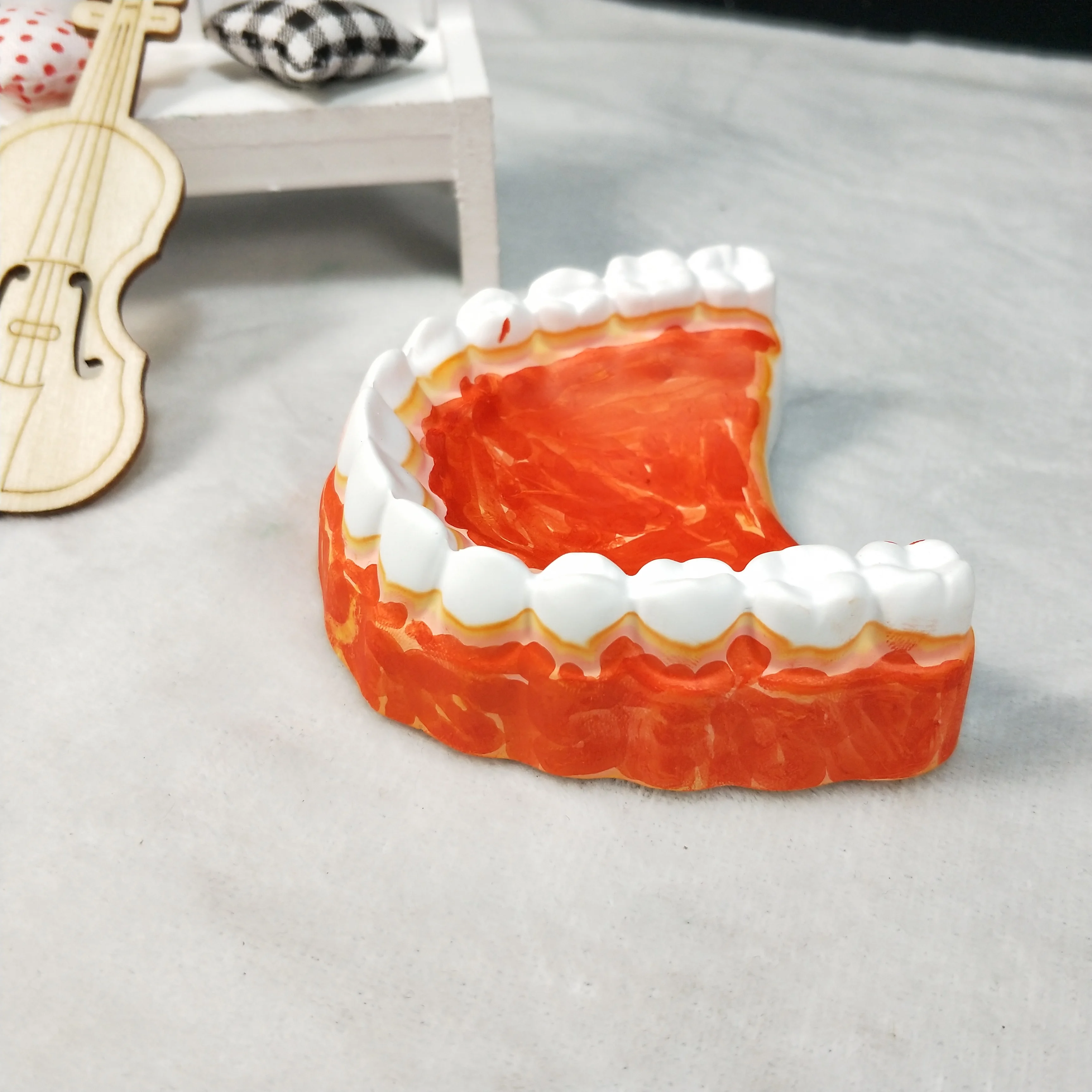 QT0272 PRZY силиконовая форма для десен протеза гипсовая шоколада свечей мыла глина