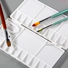 Пластиковая палитра YLOO, 25 ячеек, пустая Акварельная коробка красок, откидная крышка, палитра для художественной гуаши, акриловая живопись, товары для рукоделия
