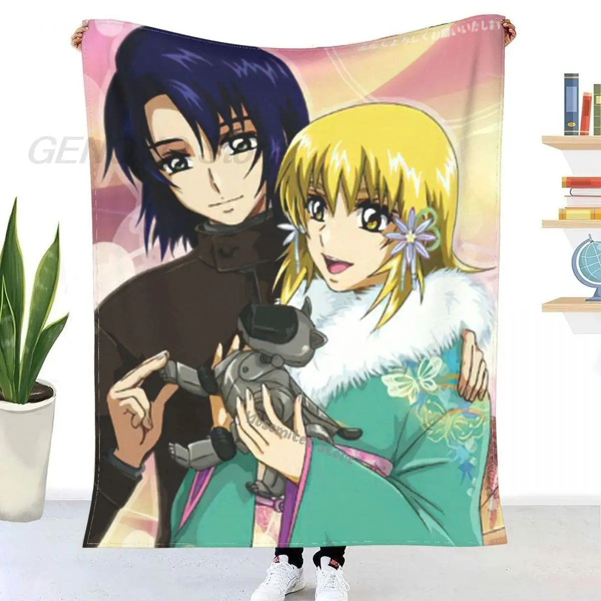 

Animation Gundam Kagali Decke Sherpa Decke Bettwäsche weiche Decke