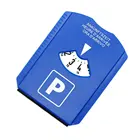 Портативный синий автомобильный временный фотографический скребок для снега, скребок для льда, часы, дисплей, зона парковки, карточка времени, инструменты Tur