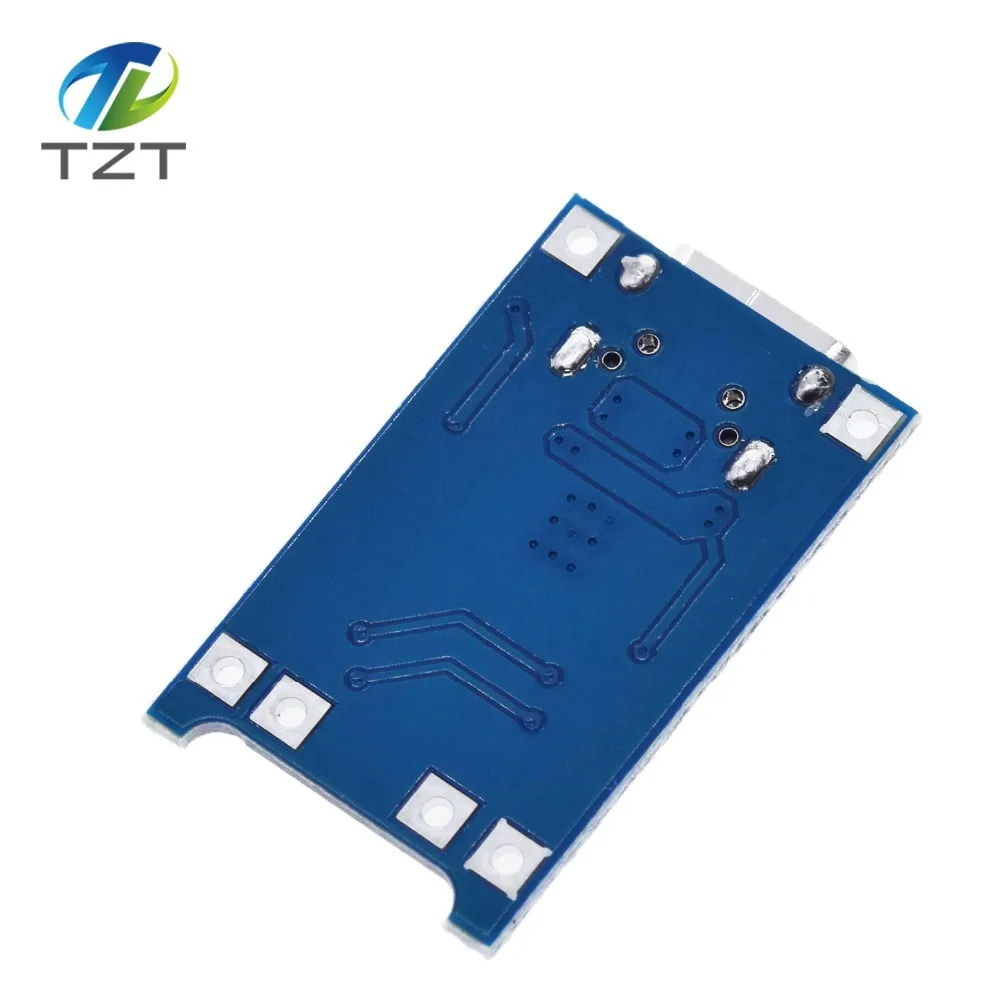 TZT тип-c/Micro USB 5V 1A 18650 TP4056 модуль зарядного устройства литиевой батареи зарядная плата с защитой двойные функции 1A li-ion