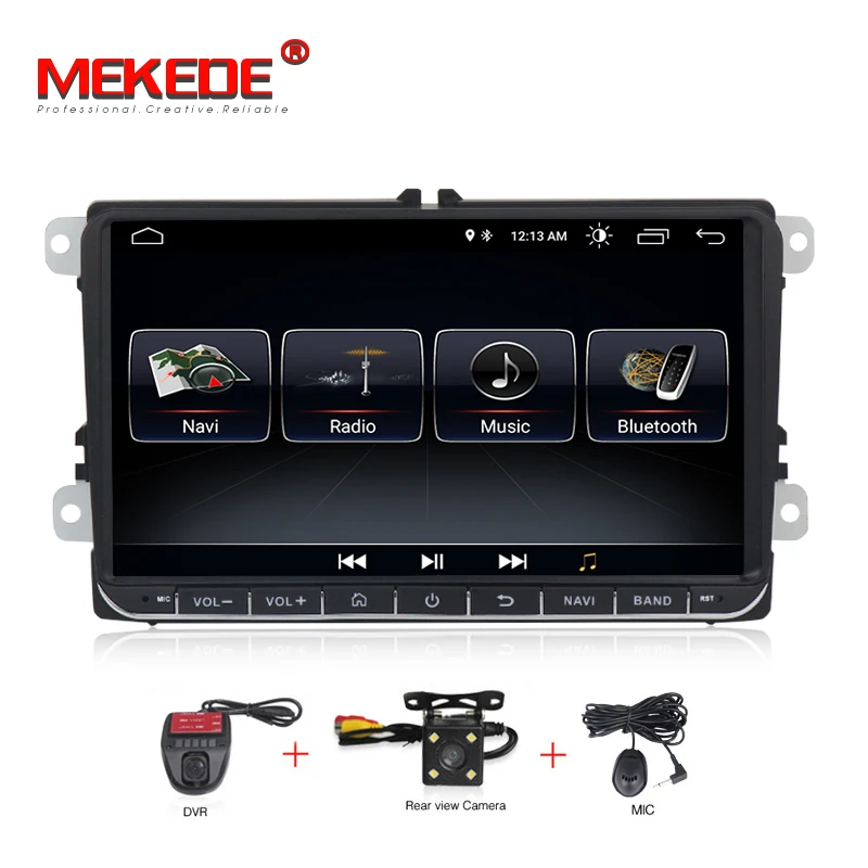 16G add camera DVR " Android 9,1 2+ 32G Автомобильный gps-навигатор для VW Volkswagen SKODA GOLF 5 Golf 6 POLO PASSAT B5 B6 JETTA TIGUAN dvd плеер BT RDS - Цвет: 16G add camera DVR