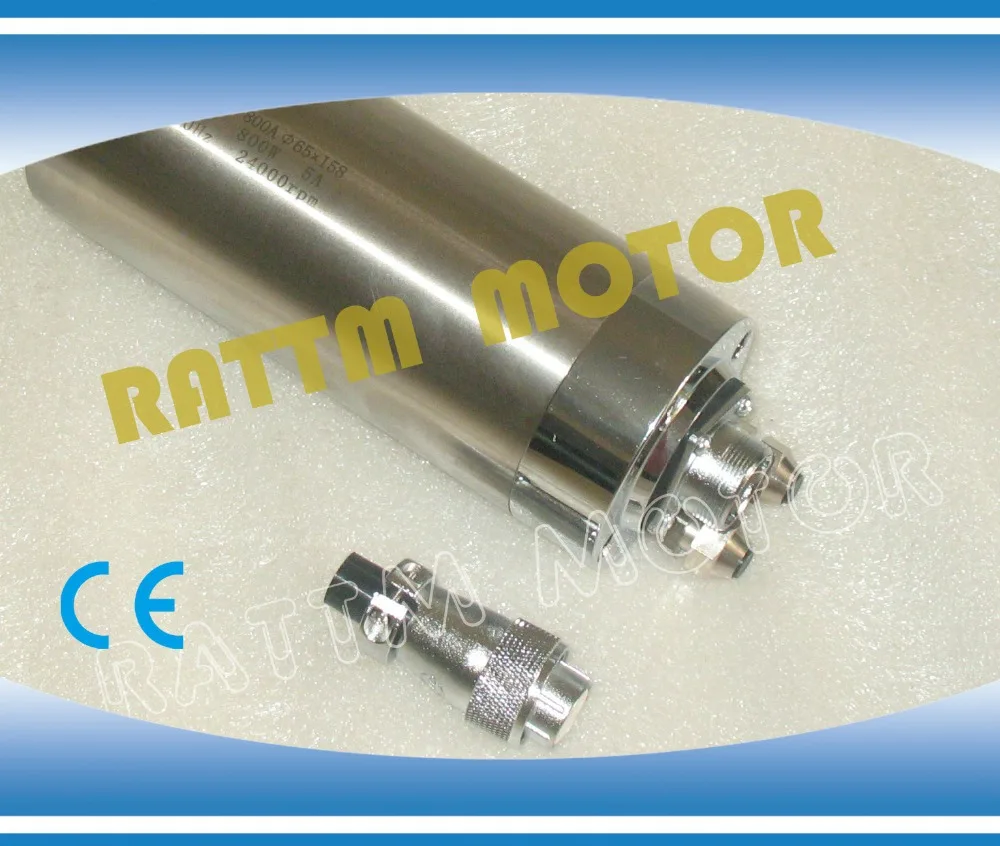

110VAC 0.8KW CNC Water Cooled Spindle Motor 65x158mm ER11 for CNC milling machine