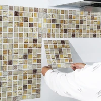 Mosaic Wall Sticker Kitchen Oil Proof Self Adhesive Sticker High Temperature Resistance Toilet Wall Renovation Home Decor