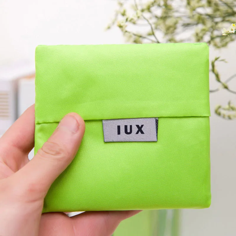 DIGERUI Hot Sale Fashion Foldable Green Shopping Bag Tote Folding Pouch Handbags Convenient Large-capacity Storage | Багаж и сумки