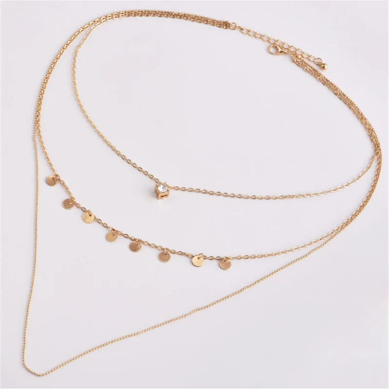 

2021 Jewelry Gifts Women Sweet Multilayer Pendant Necklace