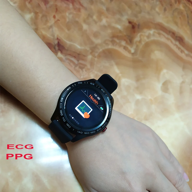 Водонепроницаемые Смарт-часы с функцией измерения ЭКГ + ФПГ | Электроника