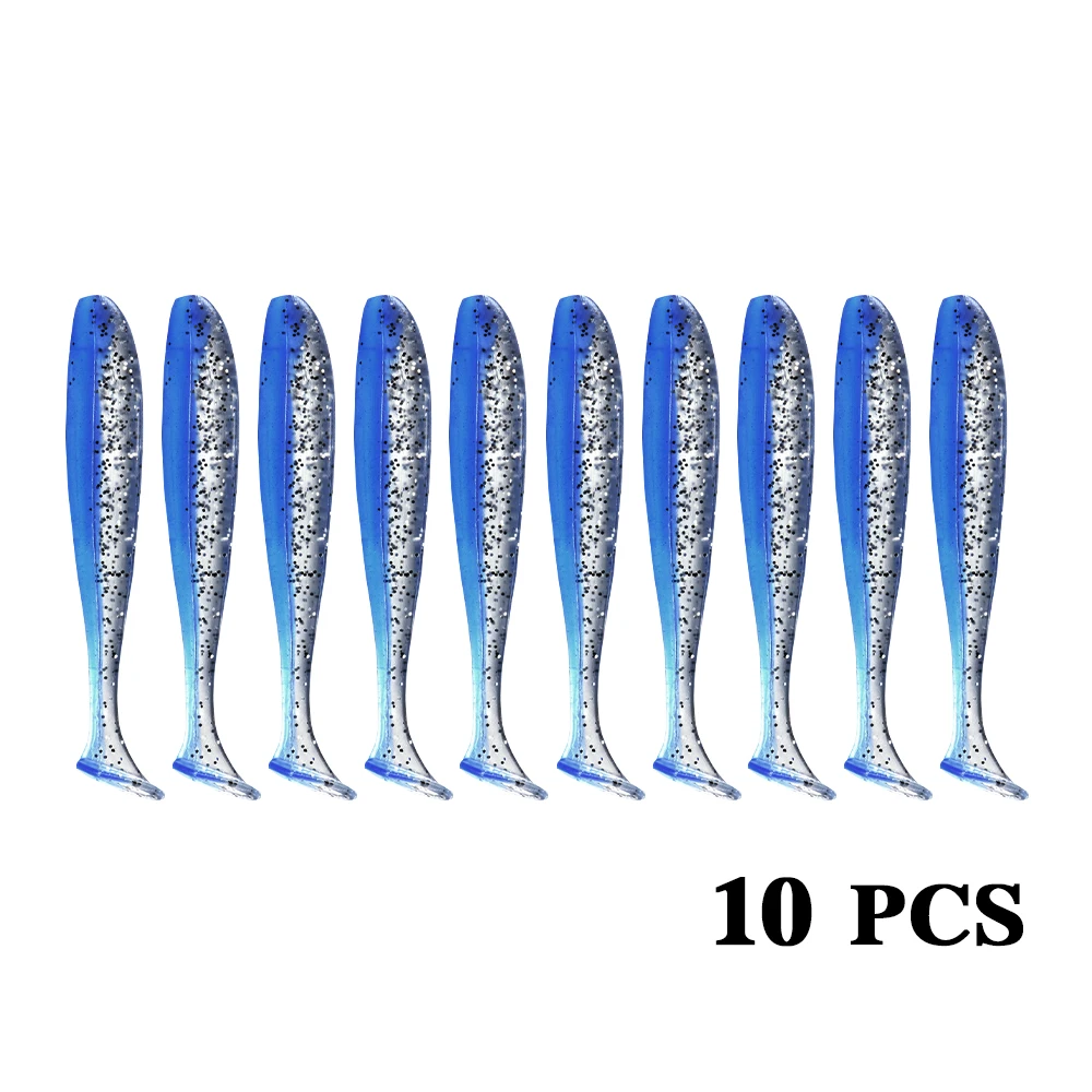 

10pcs Fishing Accessories Tackle 2021 7cm Lure Soft Lures for 10cm All and Recreation Crankbaits Goods Winter Sea Carp Summer