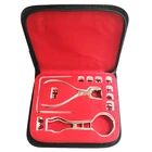 1 комплект Уход за зубами Стоматологическая резиновая дамба набор перфоратор плоскогубцы-дырокол для стоматолога Ортодонтическое лабораторное устройство инструмент оборудование 12 шт