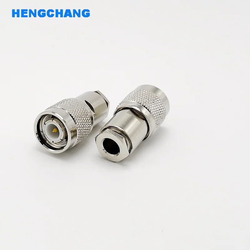 

50-3 TNC RF coaxial connector for RG58 RG142 RG400 LMR195 cable TNC male connector 5pcs