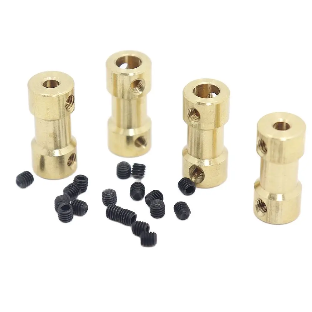 4 шт. моторный вал Соединительная муфта разъем трубчатый переходник латунь